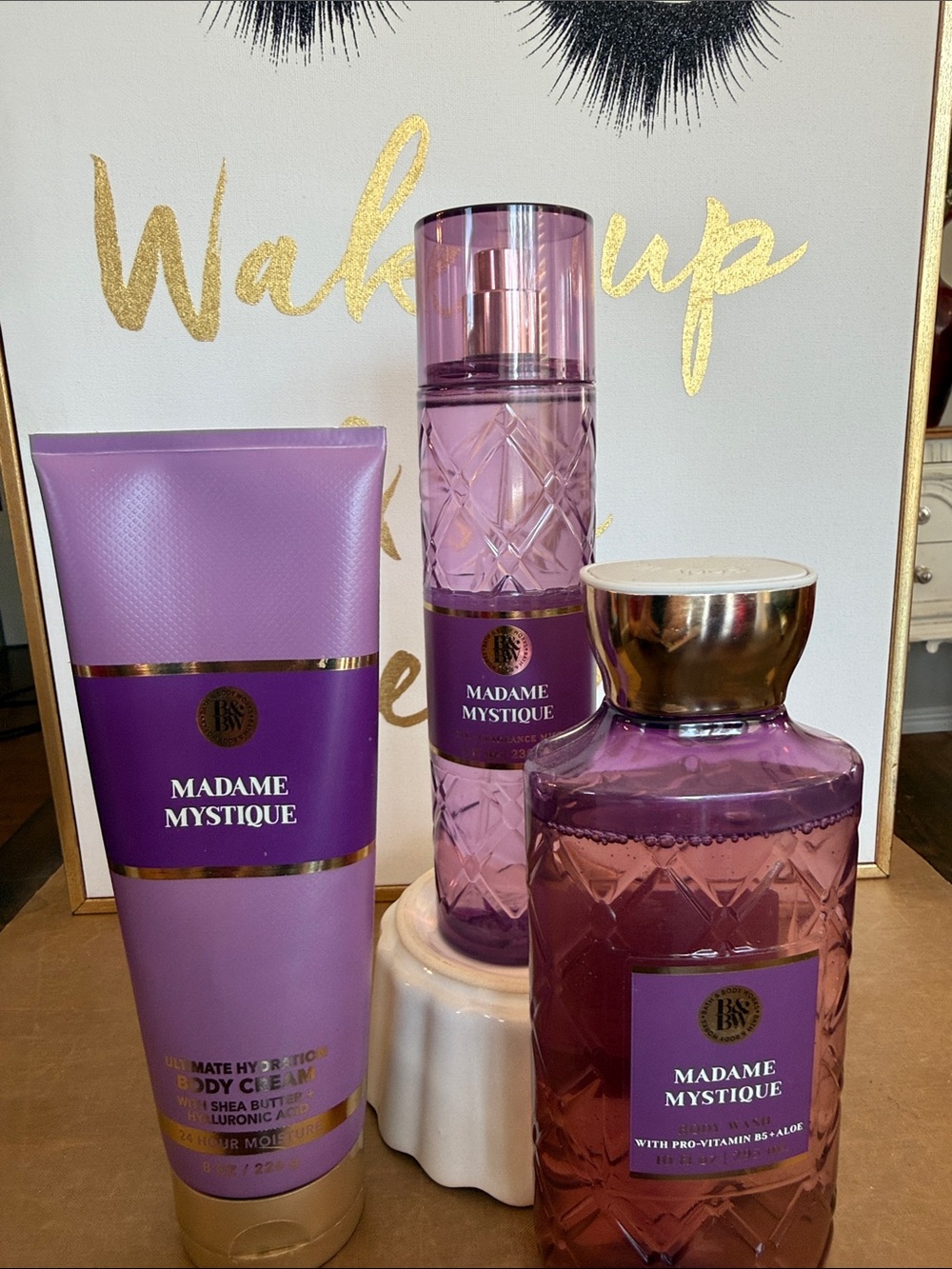Bath & Body Works Madame Mystique Purple Bath & Body Set